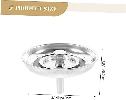 DIYEAH Leak-proof Drain Strainer for Kitchen Bath and Laundry