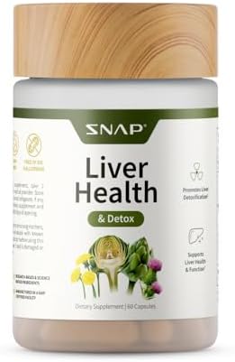 Snap Supplements Liver Detox Support 60 Capsules