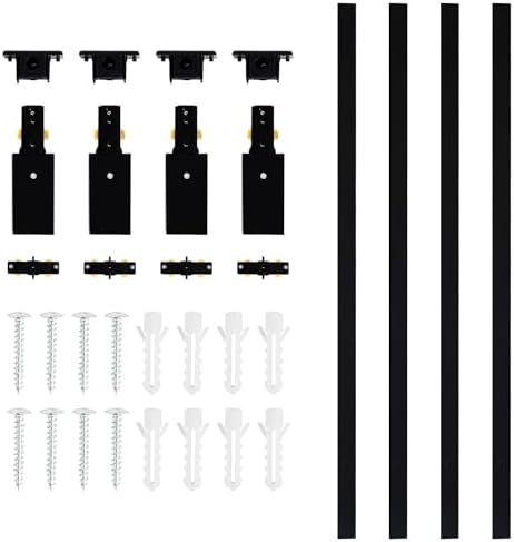 VANoopee 13FT H Track Lighting Rails Kit Black 1