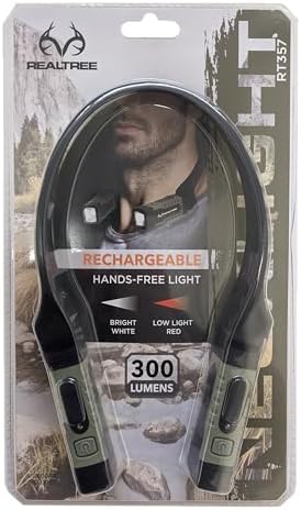 Realtree EZRED RT357 Neck Light 300 Lumen Red White