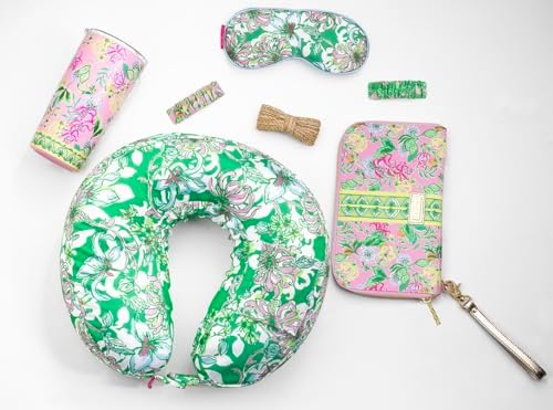 Lilly Pulitzer Blossom Travel Pillow and Eye Mask Set