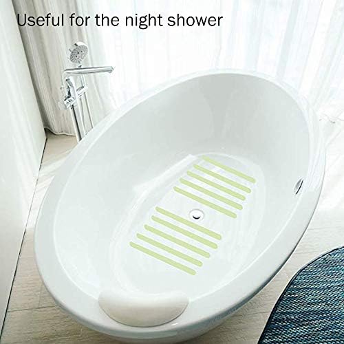 Kyerivs Non-Slip Bathtub Stickers with Glow Luminous Safety Treads
