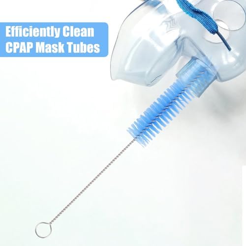 XIHIRCD 7Ft CPAP Hose Cleaning Brush with 7 Mask Brush Double-Ended Design