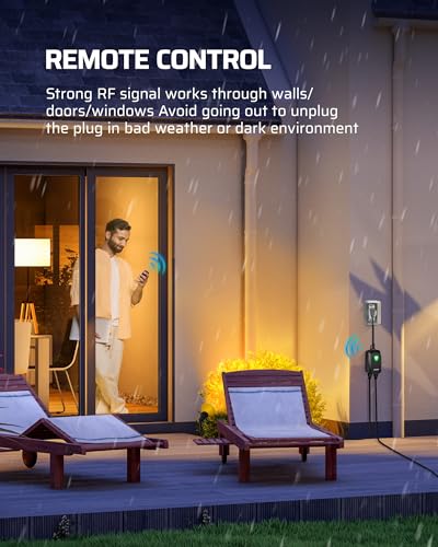 DEWENWILS Remote Outlet with 100 Ft Control Range