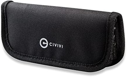 CIVIVI Nylon Knife Pouch - Pocket Knife Carrier with Fluff and Stickers C-01