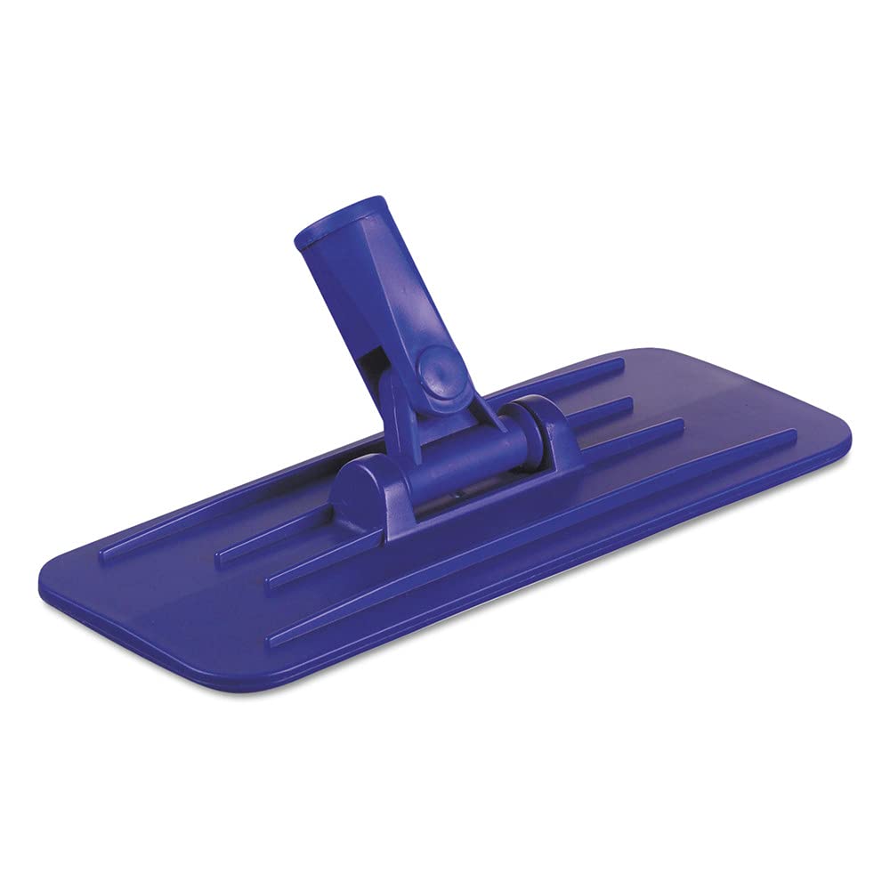 Boardwalk 4 in x 9 in Plastic Swivel Pad Holder - Blue 12Carton