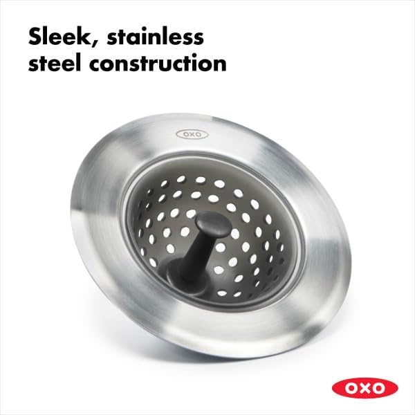 OXO Good Grips Silicone Sink Strainer Black