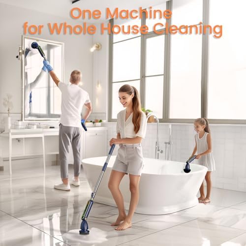 TECFUN 16 in 1 Electric Spin Scrubber with LED