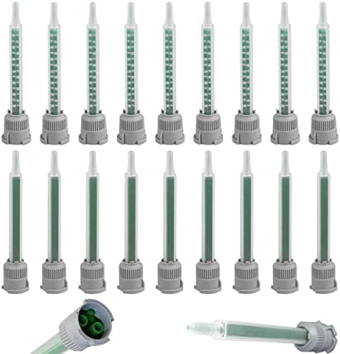 20 Pieces Epoxy Adhesive Mixing Nozzle Tips for 50ml Cartridges