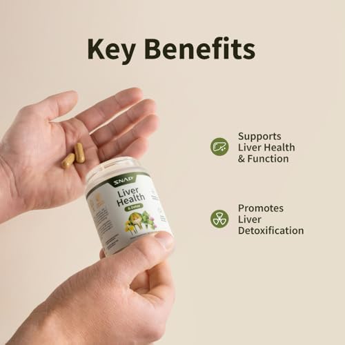 Snap Supplements Liver Detox Support 60 Capsules