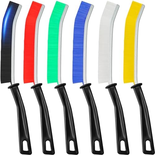 KOSPRIE 6Pcs Hard Bristle Crevice Cleaning Brushes