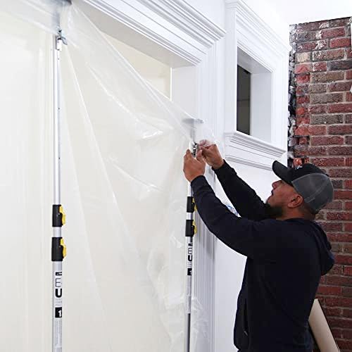 Trimaco 54733 Dust Containment Pole 2 Pack White