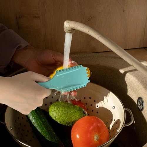 KVZVK Vegetable Cleaning Brush for Pots Pans and Fruits