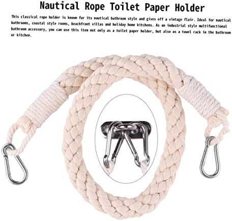 Nautical Rope Toilet Paper Holder Wall Mount 1
