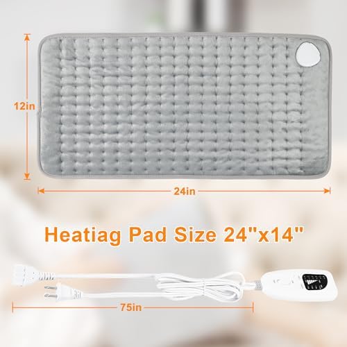 Deepsoon Heating Pad with 6 Temperature Settings