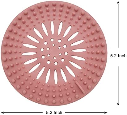 VALFLUIDS Hair Catcher Drain Cover for Shower Sink Tub - 5 Pack