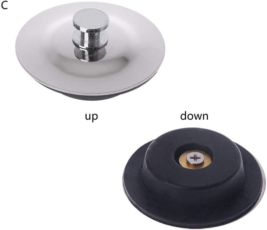 TENYELE Stainless Steel Rubber Drain Plug Water Stopper Tool