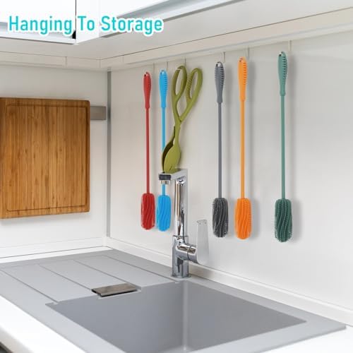 157 Silicone Bottle Brush for Stanley Vase Glassware and Narrow Neck Containers