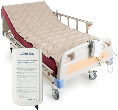 AireMed Alternating Pressure Pump Pad - Quiet Electric - Hospital Twin Size