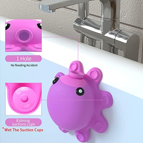 Abalter Bathtub Overflow Drain Cover - Hot Pink Silicone