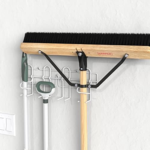 ClosetMaid Broom Mop Holder Wall Door Mount Durable