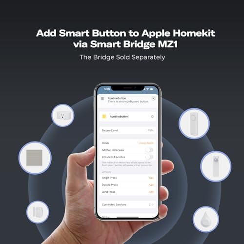 THIRDREALITY ZigBee Smart Button Yellow 3-Way Remote Control