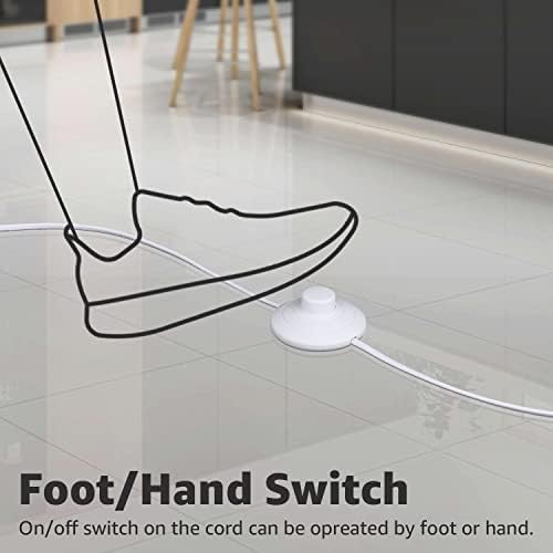SUNVIE 2 Pack LED Floor Spotlights with Foot Switch