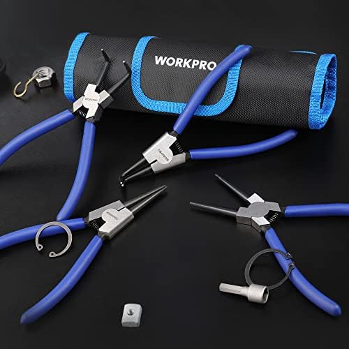 WORKPRO 4-Piece Snap Ring Pliers Set