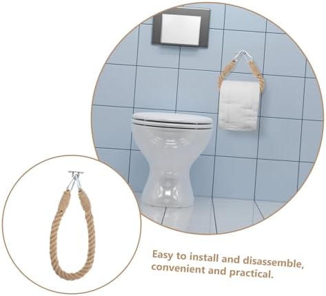 Retro Rope Toilet Paper Holder Boho Wall-Mounted Design