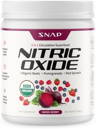 Snap Supplements Organic Beet Root Powder - 30 Servings for Energy Heart Health