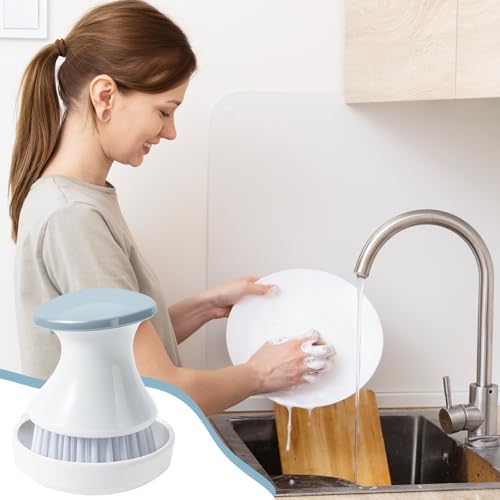 LINGTONG Dish Brush with Tray Set