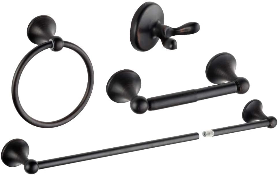 SUNTAI 8-Piece Bathroom Hardware Set Oil Rubbed Bronze