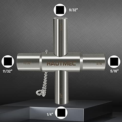 HAUTMEC 4 Way Sillcock Water Key Set