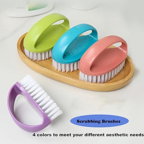 2 Pack Heavy Duty Scrub Brushes for Multi-Purpose Cleaning