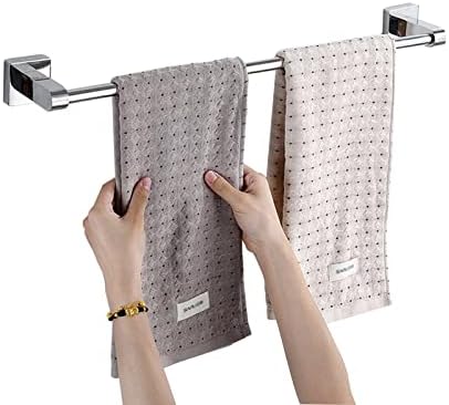 Stainless Steel Towel Bar - Adjustable 40cm to 100cm for Bathroom and Kitchen