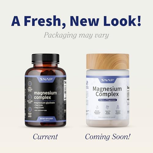 Snap Supplements 3-in-1 Magnesium Complex Capsules