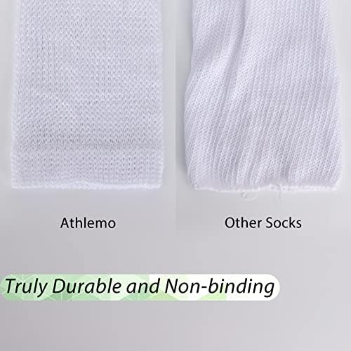 2 Pair Extra Wide Bariatric Socks for Diabetic Feet