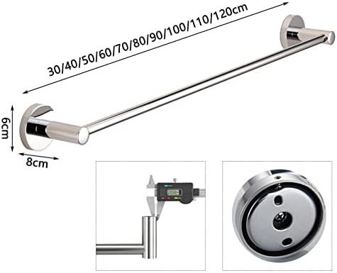 Stainless Steel Towel Bar Rail 30cm Polished Silver Modern Design