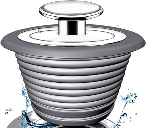 VIPMORE Universal Silicone Bathtub Drain Stopper