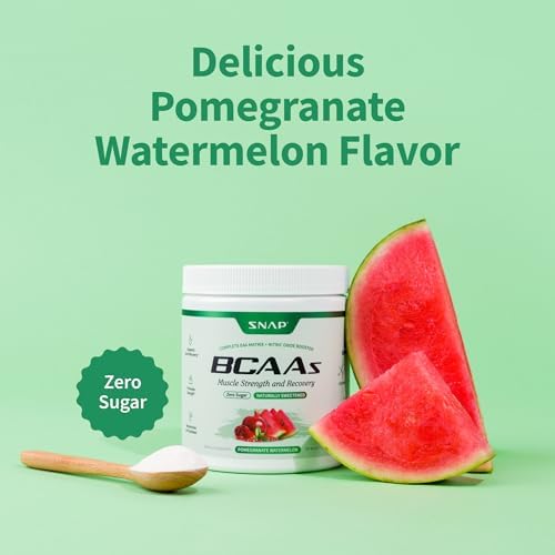 Snap BCAA Powder with Nitric Oxide Booster - Watermelon Flavor