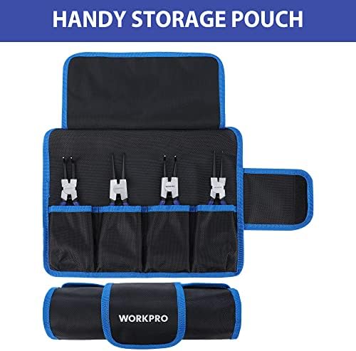 WORKPRO 4-Piece Snap Ring Pliers Set