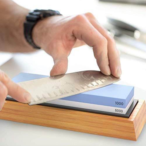 Sharp Pebble Double-Sided Whetstone Knife Sharpener 10006000