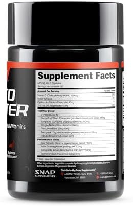 Snap Testosterone Booster for Men 60 Capsules 1