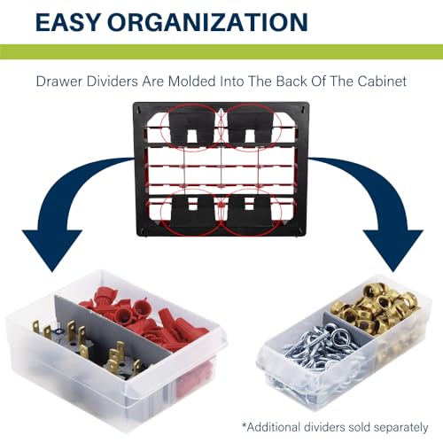 Akro-Mils 44-Drawer Plastic Cabinet for Garage Home Storage