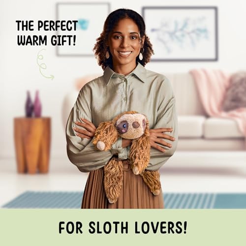 Happy Fuel Sloth Microwavable Heat Pad - 15 lbs Unscented