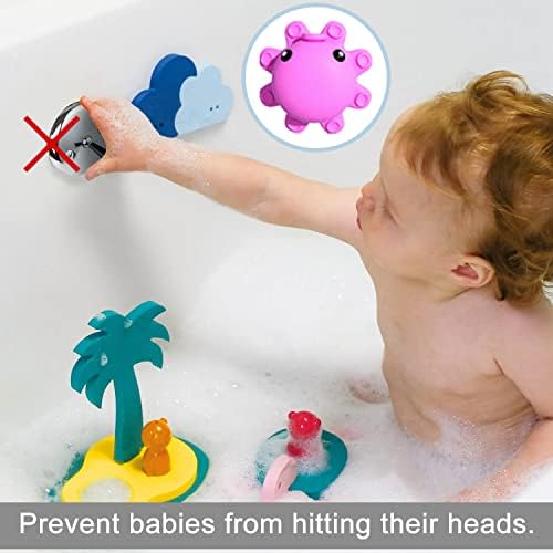 Abalter Bathtub Overflow Drain Cover - Hot Pink Silicone
