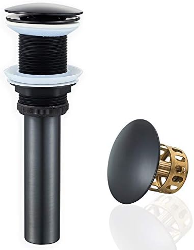 VOTON Matte Black Pop Up Drain Stopper