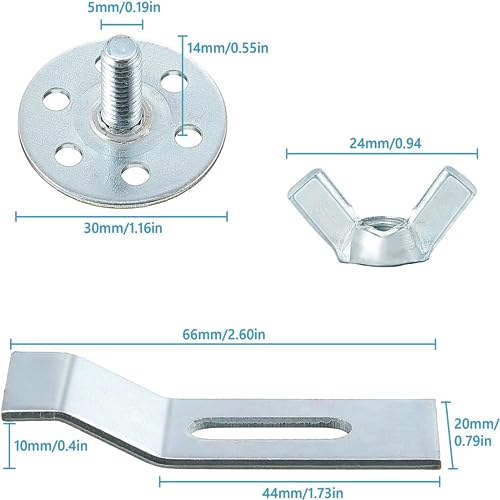 Enhon 12 Pack Sink Clips Kit - Silver 1