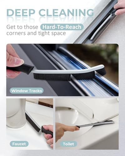 SXhyf Hard Bristle Crevice Cleaning Brush