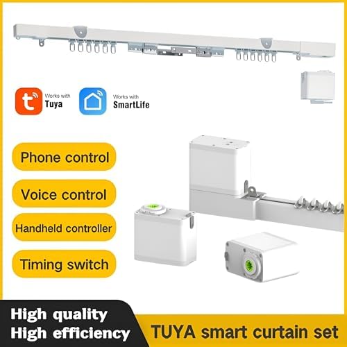 Smart Curtain Track System with Mini Wifi Motor